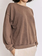Cargar imagen en el visor de la galería, Sudadera desgastada SAND
