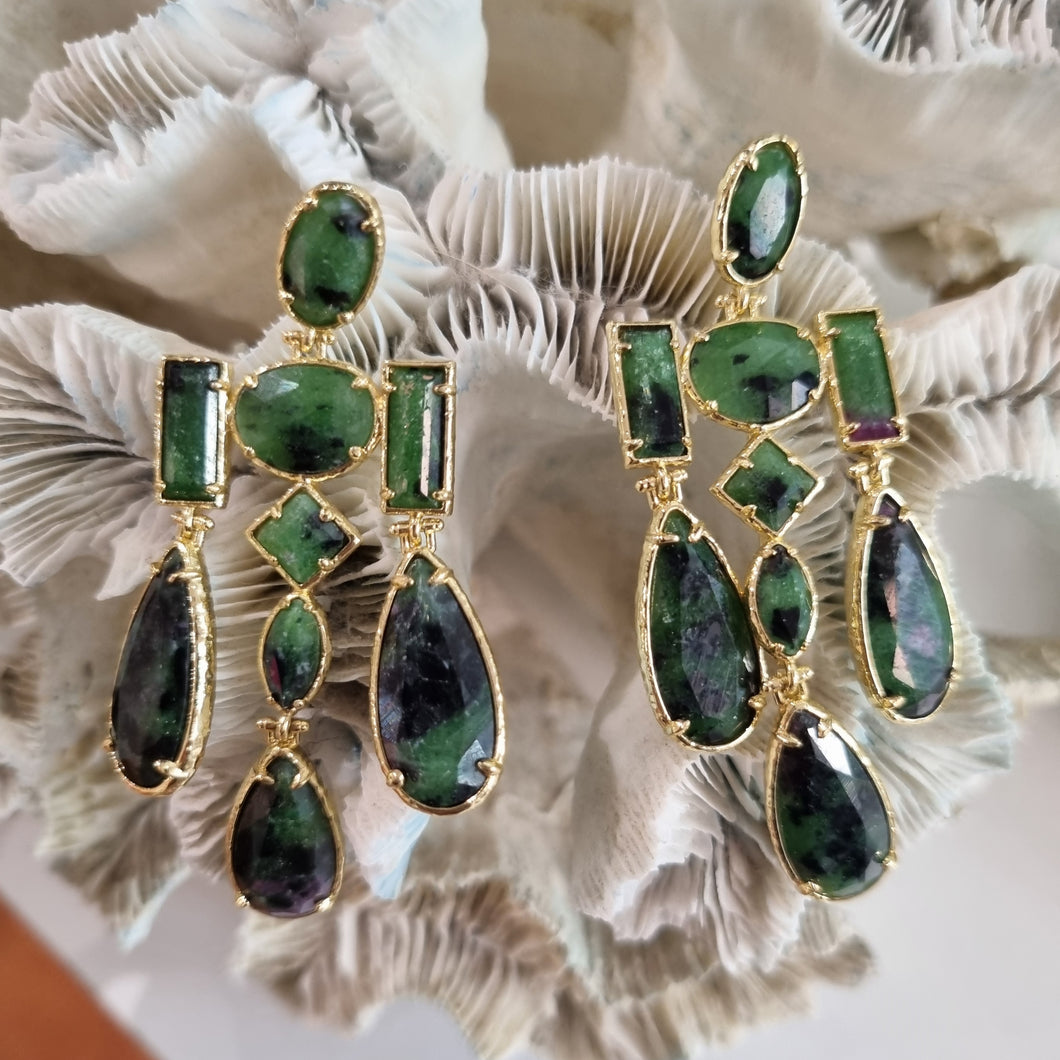 Pendientes  OSIRIS VERDE